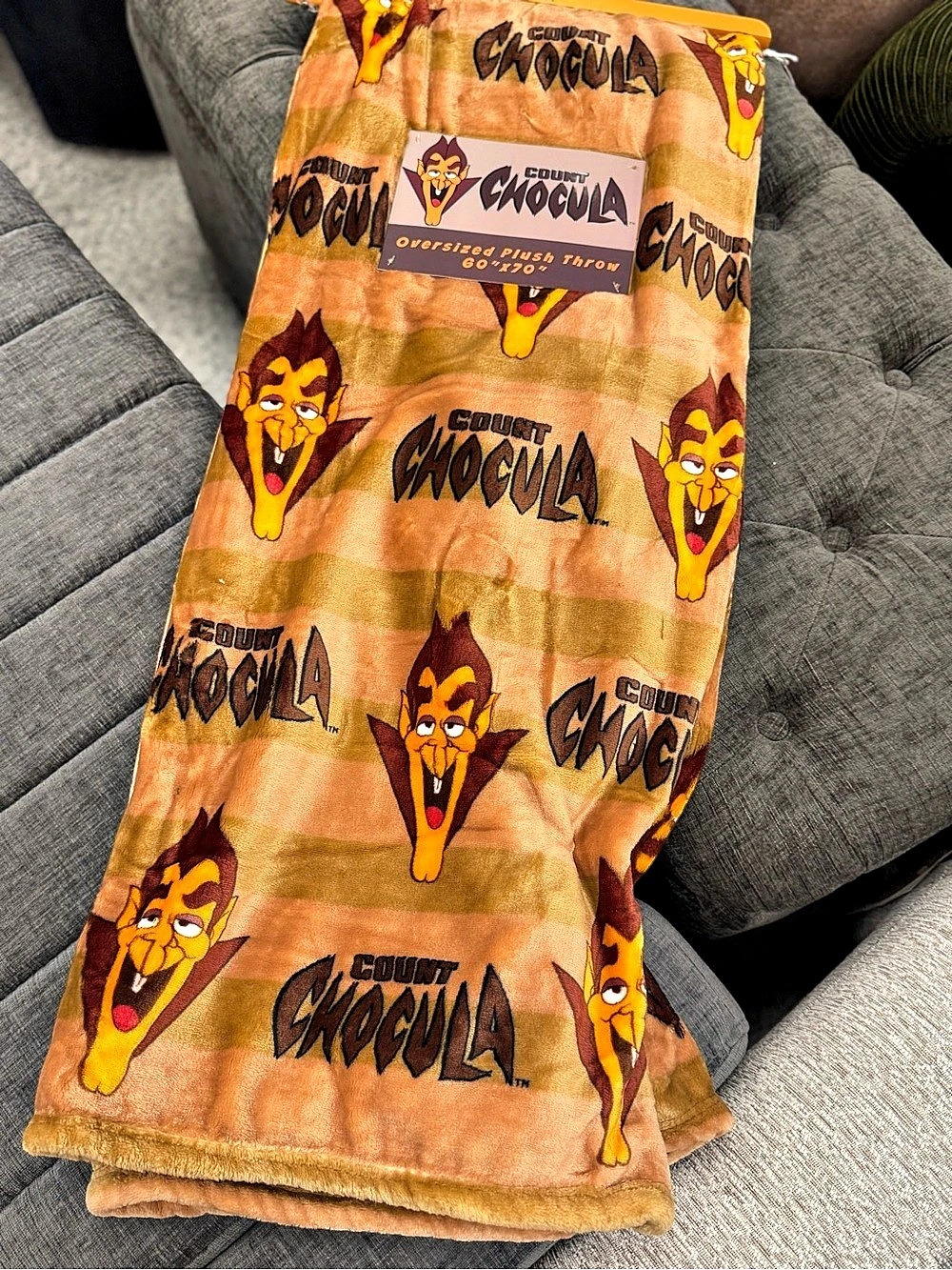 General Mills Count Chocula Oversized Plush Throw Blanket